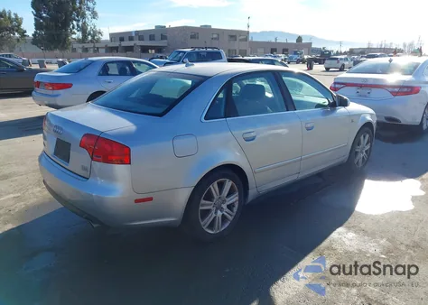 2007 Audi A4 3.2 z USA, uszkodzony, nr VIN WAUDH78E67A042810